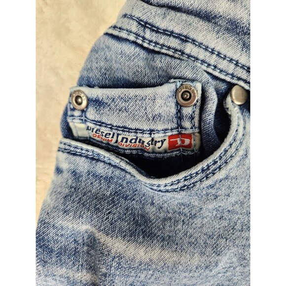 Diesel Kids Youth Boys Blue Jogger Pants Size 10 Stretchy Waist - Picture 4 of 15